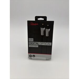 Rocketfish RF-G1222 8' Toslink Optical Audio Cable - Black Fast Free Shipping